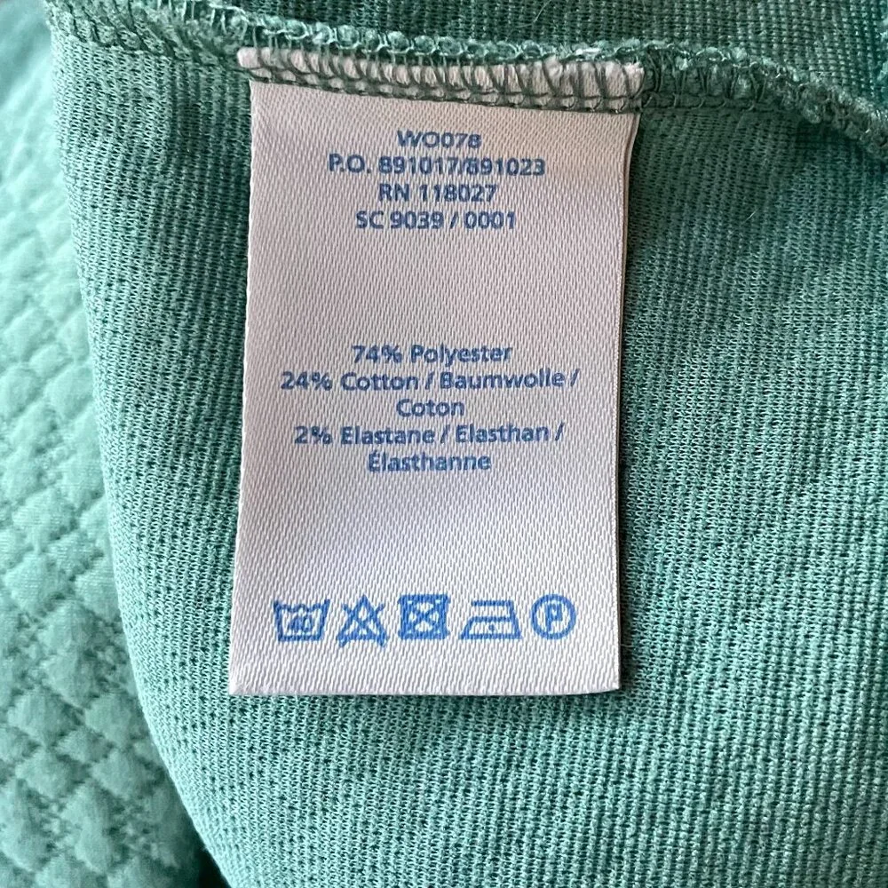 Boden Women's Long Sleeve Green Shirt, US 2 - Picture 9 of 9